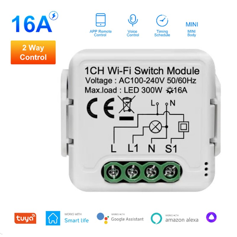 Tuya Universal Smart Wi-Fi-Schalter für Lichter Tuya Universal Smart Wi-Fi-Schalter für Lichter