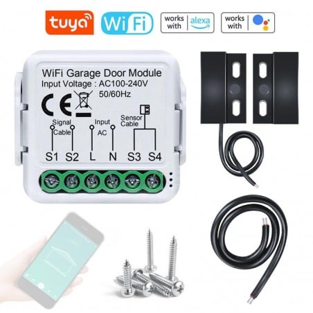 Tuya Modulo Apriporta Automatico per Garage Smart WiFi