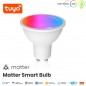 Tuya GU10 Matter Smart WiFi LED-lamp RGB+WW+CW