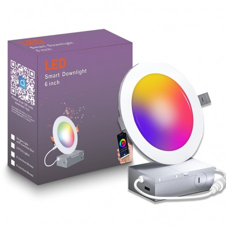 Spot Encastrable LED Tuya | Smart Matter, commande vocale et RVB