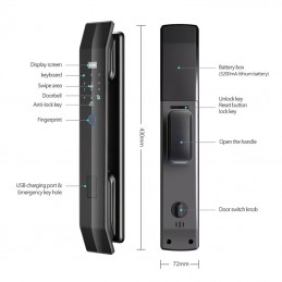 Koop Tuya Smart Lock - Ontgrendeling met vingerafdruk en app