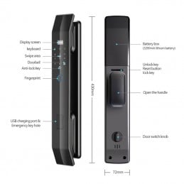 Acquista Serratura Tuya Smart – Sblocco con Impronte Digitali e App