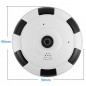 Caméra WIFI intelligente panoramique Tuya 3MP VR 360 pour l'intérieur Caméra WIFI intelligente panoramique Tuya 3MP VR 360 pour l'intérieur