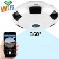 Caméra WIFI intelligente panoramique Tuya 3MP VR 360 pour l'intérieur Caméra WIFI intelligente panoramique Tuya 3MP VR 360 pour l'intérieur