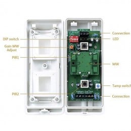 Compre el detector PIR para exteriores Tuya: tecnología cuádruple y de inmunidad a mascotas