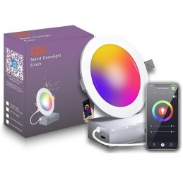 Foco empotrable LED Tuya | Materia Inteligente, Control por Voz y RGB