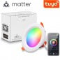 Tuya Faretto a LED da Incasso Smart Matter WiFi RGB+CW+CT