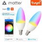 Tuya Smart Matter WiFi RGB+CCT E14 LED-Kerzenlampe Tuya Smart Matter WiFi RGB+CCT E14 LED-Kerzenlampe