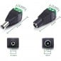 2.1 x 5.5mm Male and Female DC Power Connector 2.1 x 5.5mm Male and Female DC Power Connector