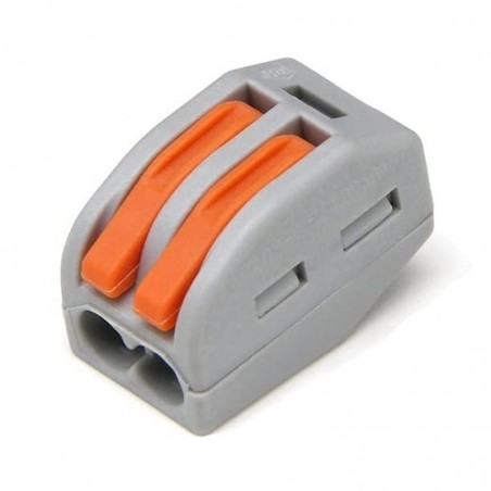 Terminal block with quick spring connector for electrical cables