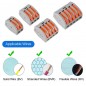 Bloque de terminales con conector rápido de resorte para cables eléctricos