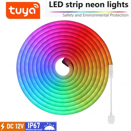 Bande LED Néon RVB Professionnelle - Couleurs RVB et Effets de Lumière