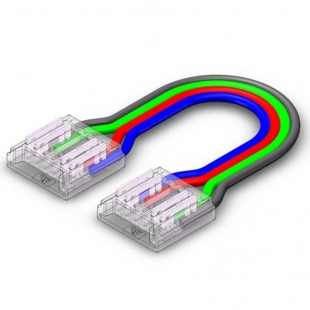 4 pin RGB LED Strip Connector - Solderless Connection