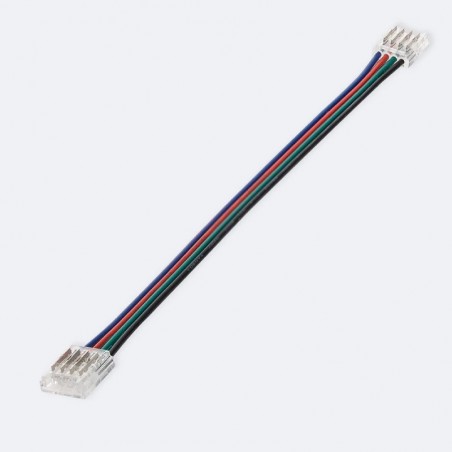 Connecteur LED COB et SMD RGB 4 broches Strip to Strip 10 mm