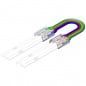 Connettore per LED COB e SMD RGB a 4 pin da Striscia a Striscia 10mm Connettore per LED COB e SMD RGB a 4 pin da Striscia a Striscia 10mm