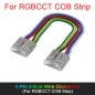 6 Pin Strip to Strip 12mm COB and SMD RGB+CCT LED Connector 6 Pin Strip to Strip 12mm COB and SMD RGB+CCT LED Connector