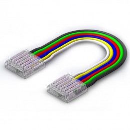 Connecteur 6 broches pour LED COB & SMD RGB+CCT - Connexion rapide