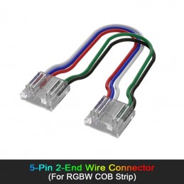 Snelle connector met kabel voor RGBW LED - Soldeerloze verbinding