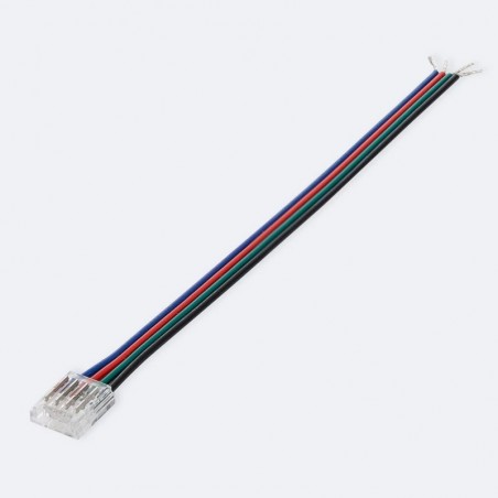 Connecteur LED COB et SMD RGB 4 broches pour multiprise 10 mm
