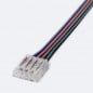 Connecteur LED COB et SMD RGB 4 broches pour multiprise 10 mm Connecteur LED COB et SMD RGB 4 broches pour multiprise 10 mm