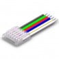 Connecteur LED COB 6 broches et SMD RGB+CCT pour multiprise 12 mm Connecteur LED COB 6 broches et SMD RGB+CCT pour multiprise 12 mm