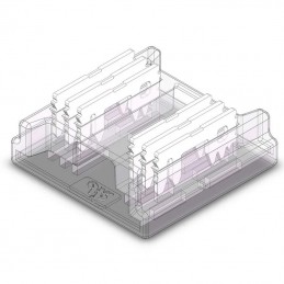 Conector Rápido para Tiras LED COB y SMD de 12mm RGB+CCT de 6 pines