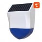 Sirène d'alarme extérieure Tuya Smart Zigbee avec panneau solaire