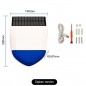 Tuya Smart Zigbee Buitenalarmsirene met zonnepaneel Tuya Smart Zigbee Buitenalarmsirene met zonnepaneel