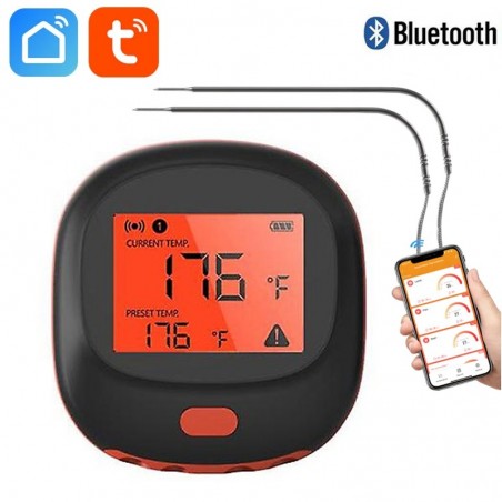 Slimme BBQ-thermometer met twee sondes | Elke keer weer een perfecte barbecue