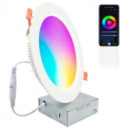 Foco empotrable LED Tuya | Materia Inteligente, Control por Voz y RGB