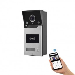 Interphone vidéo intelligent Tuya avec caméra 2MP | Télécommande et Alexa