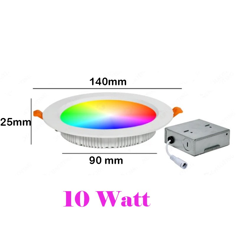 Foco LED empotrado Smart Matter WiFi RGB+CCT ultrafino Tuya