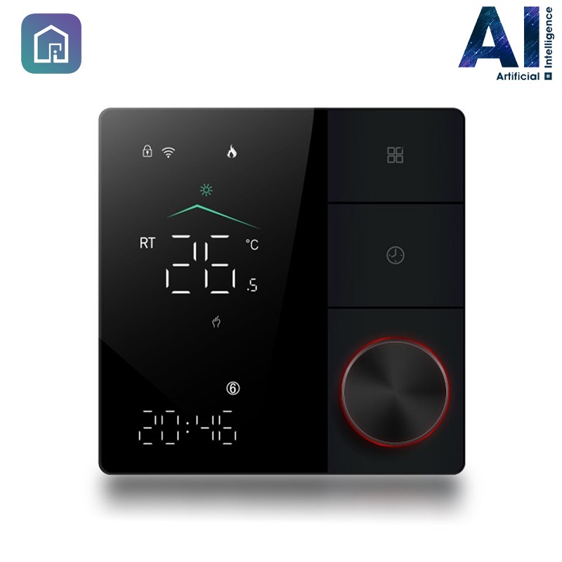 Termostato Smart WiFi Beca BHT-18GBLW-AI con Intelligenza Artificiale
