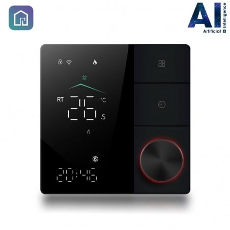 Beca BHT-18GBLW-AI Termostato Inteligente WiFi con Inteligencia Artificial