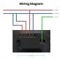 Tuya Zwarte Smart WiFi Touch Switch met Italiaans stopcontact Tuya Zwarte Smart WiFi Touch Switch met Italiaans stopcontact