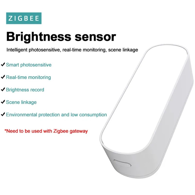 Sensore Di Luce Solare Zigbee Per Tuya | IP65 Impermeabile, Ricarica Solare, Monitoraggio Luminosità 0-83000 LUX Per Casa Intelligente