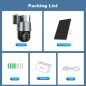 Tuya 3MP IP65 Smart Wi-Fi motorisierte Kamera mit Solarpanel Tuya 3MP IP65 Smart Wi-Fi motorisierte Kamera mit Solarpanel