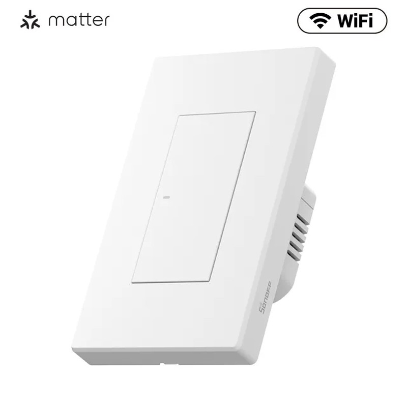 Sonoff SwitchMan Witte Wandschakelaar M5-120W Matter Sonoff SwitchMan Witte Wandschakelaar M5-120W Matter