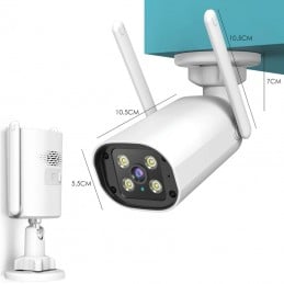 Vidéosurveillance domestique : caméra intelligente Tuya avec capteur PIR