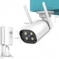 Caméra étanche Tuya Smart WIFI avec capteur PIR intégré