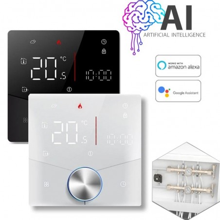 Beca BHT-009GALW-AI: Der WLAN-Thermostat mit KI für Wohnkomfort