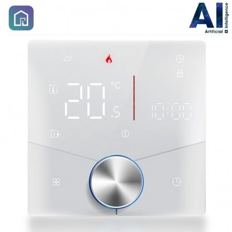 Beca BHT-009GBLW-AI Thermostat WiFi intelligent avec intelligence artificielle