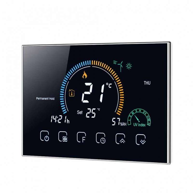 WiFi Thermostaat Beca BAC-8000ELW Fan Coil 12 Volt WiFi Thermostaat Beca BAC-8000ELW Fan Coil 12 Volt