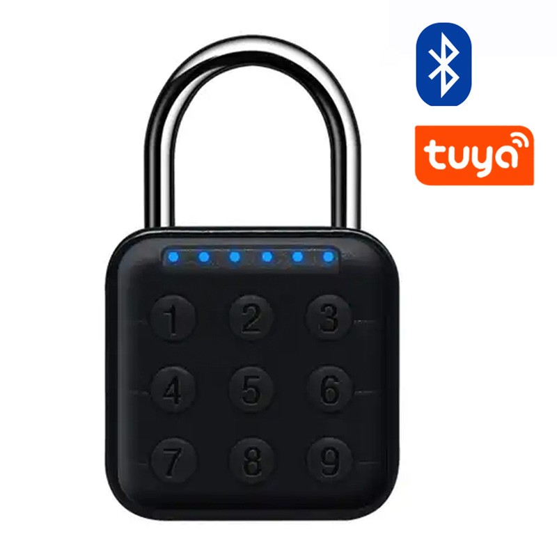 Candado Bluetooth inteligente Tuya con huella digital o contraseña IP67 Candado Bluetooth inteligente Tuya con huella digital o contraseña IP67