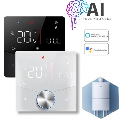 Beca BHT-009GCLW-AI Termostato con Inteligencia Artificial para Caldera