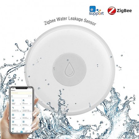 Capteur d'inondation intelligent ZigBee compatible avec eWeLink