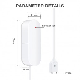 Compatible avec l'application de détection de fuite d'eau eWeLink Smart ZigBee