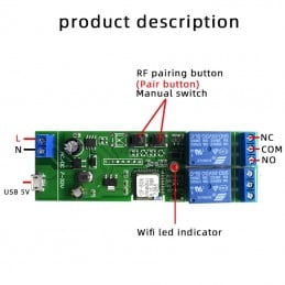 eWeLink 7-32V Smart WiFi Relay Module with Remote Control - 1/2/4 Channels