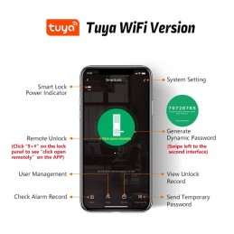 Verrouillage automatique de l'application intelligente Tuya - Sécurité intelligente de la maison