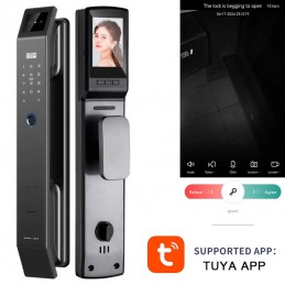 Tuya Smart WiFi 6-in-1-Schloss mit Gesichtserkennung und Kamera